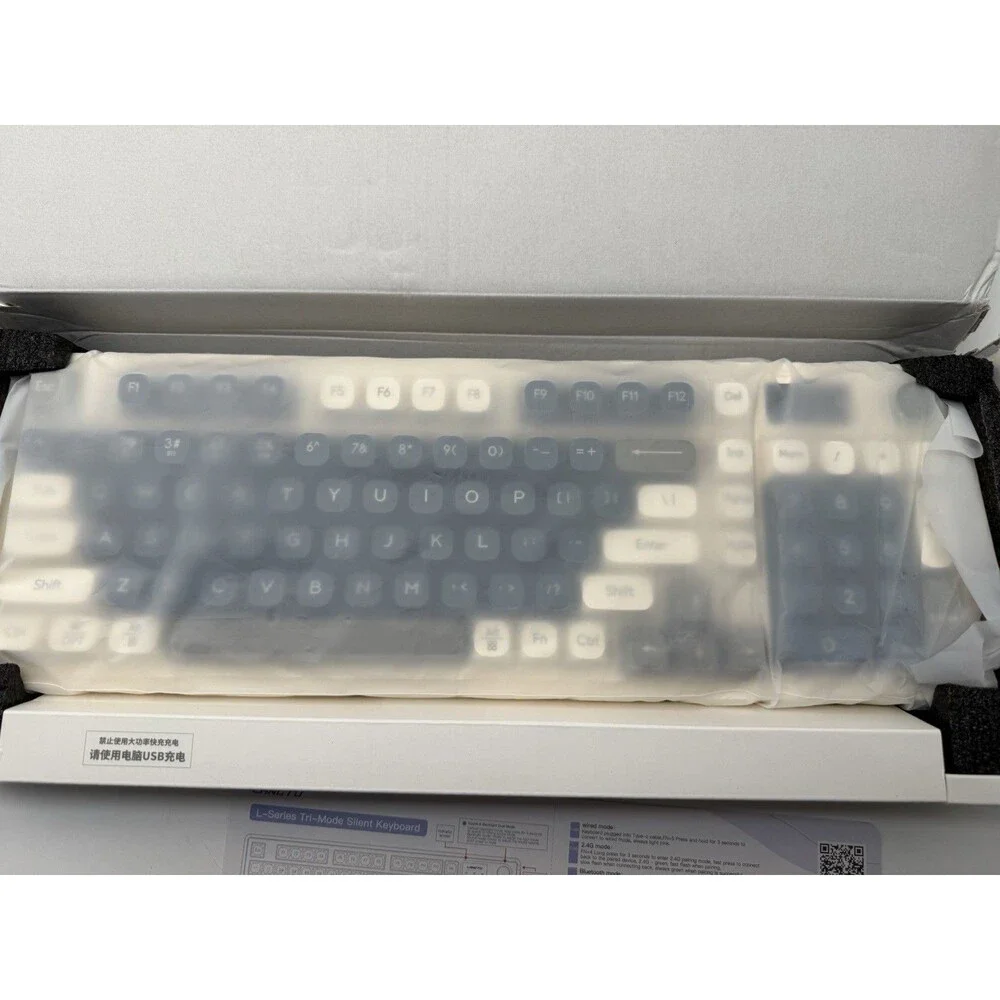 L98 96% Membrane Keyboard Tri-Mode RGB Backlights Rotary Knob + Screen Gasket Mo
